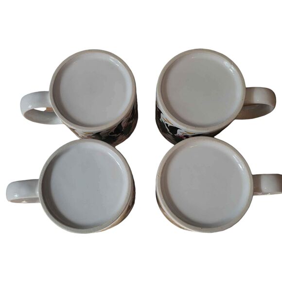 4 Vintage Penguin Holiday Christmas Mugs original box - Picture 3 of 6